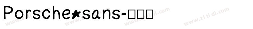 Porsche sans字体转换